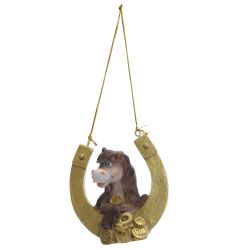 GAEM Фигурка декоративная подвесная "Лошадка", L6,5 W3,5 H6 см, 4в.