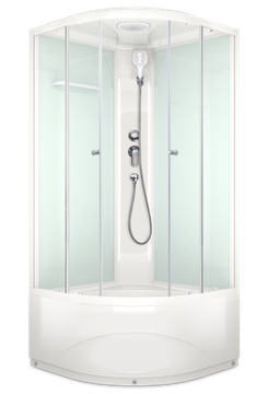 Душевая кабина DOMANI-Spa Delight 88 high, высокий поддон,мат,80х80х218