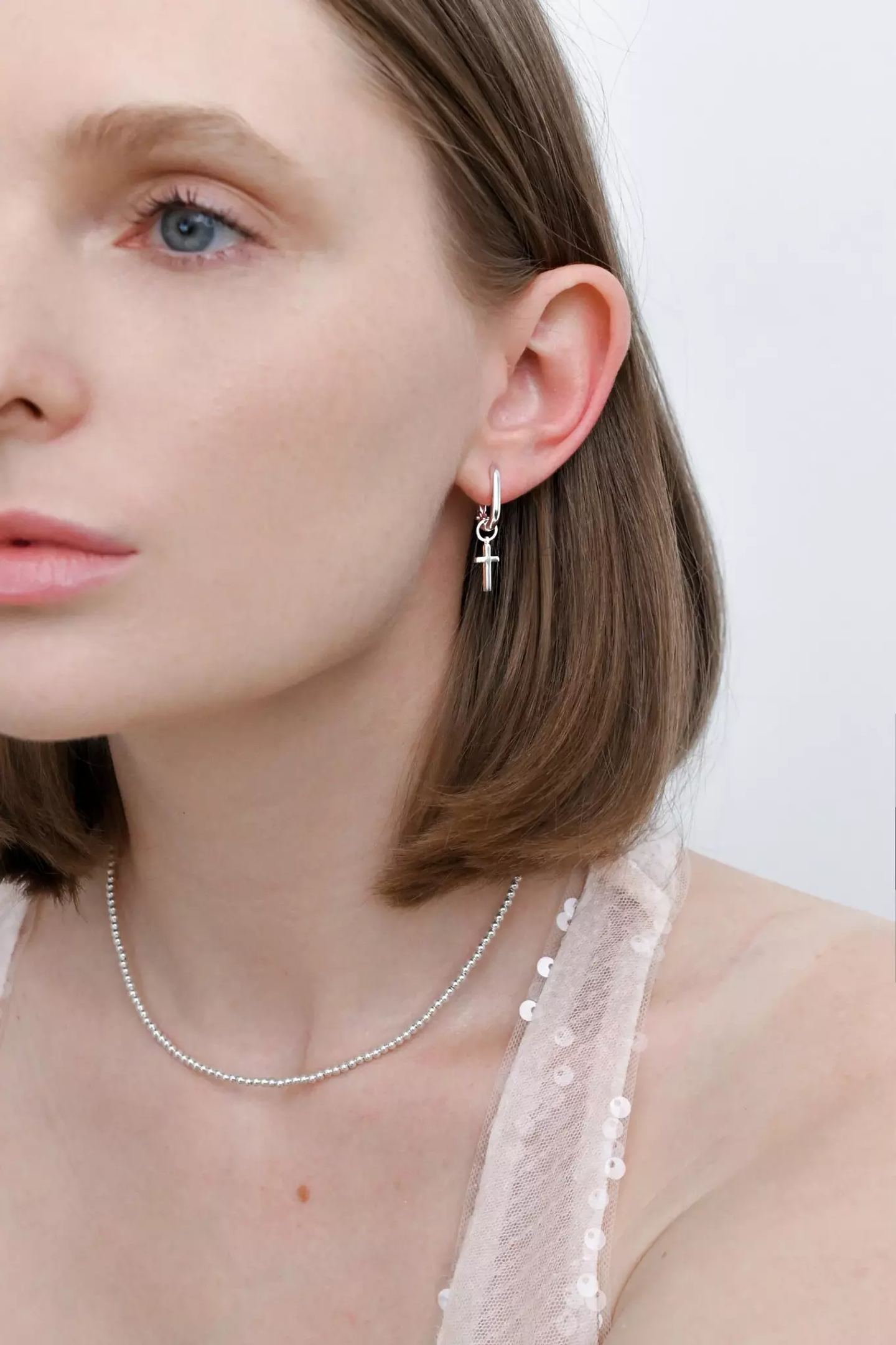 Моносерьга Square mini