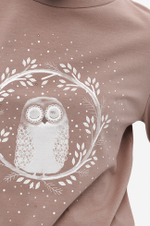 23313 Лонгслив женский (дымчато-розовый)