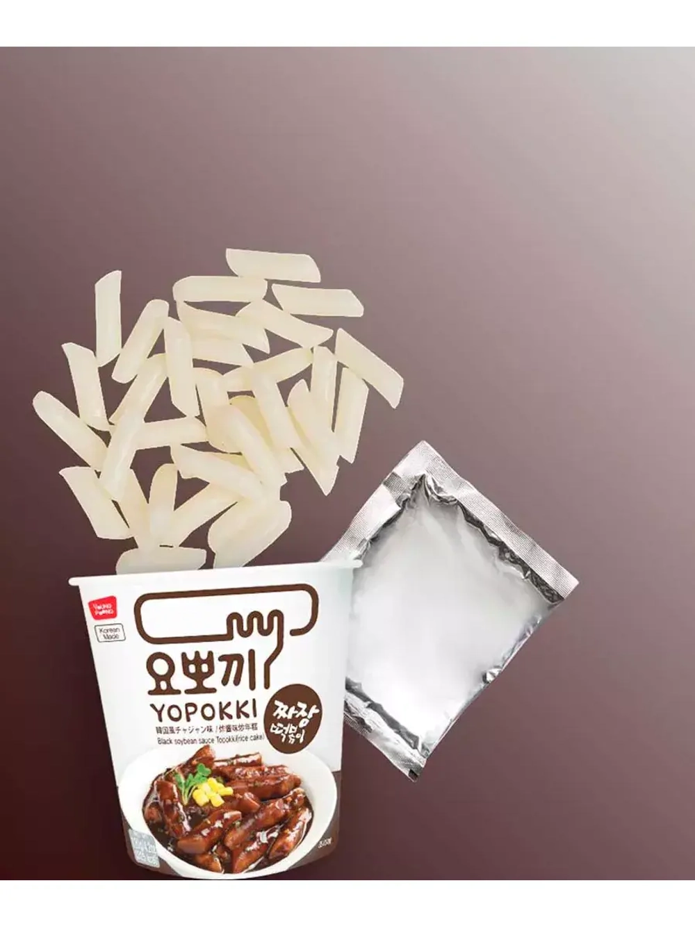 Токпокки Yopokki рисовые клецки с соусом чачжан 120 г