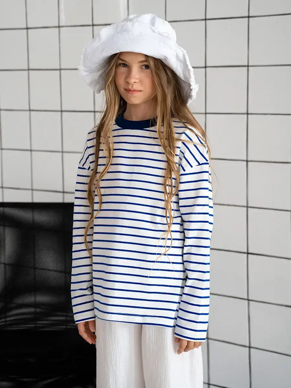 Лонгслив для девочки осенний