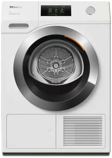 Сушильная машина Miele TCR790WP Chrome Edition, белый лотос