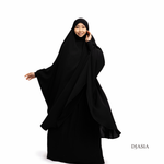 SET: KHIMAR AND  SKIRT FROM DUBAI SILK