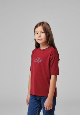 Футболка детская оверсайз ARGYMAQTAR MARSALA (ONLINE ONLY)