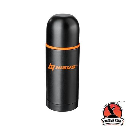Термос 023 500ML черный (дополн.пласт.чашка) (NA.TM-023) Nisus