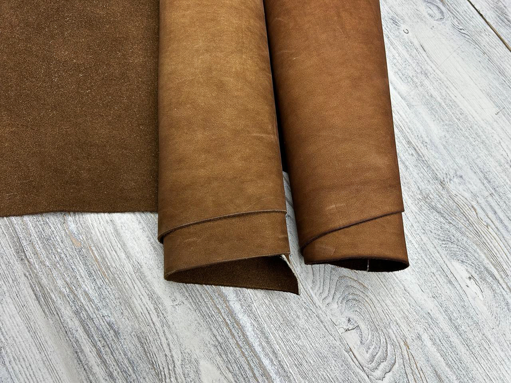 Лот Ecopell Brown Mix (1,4-1,6-2,2 мм), натуральная кожа