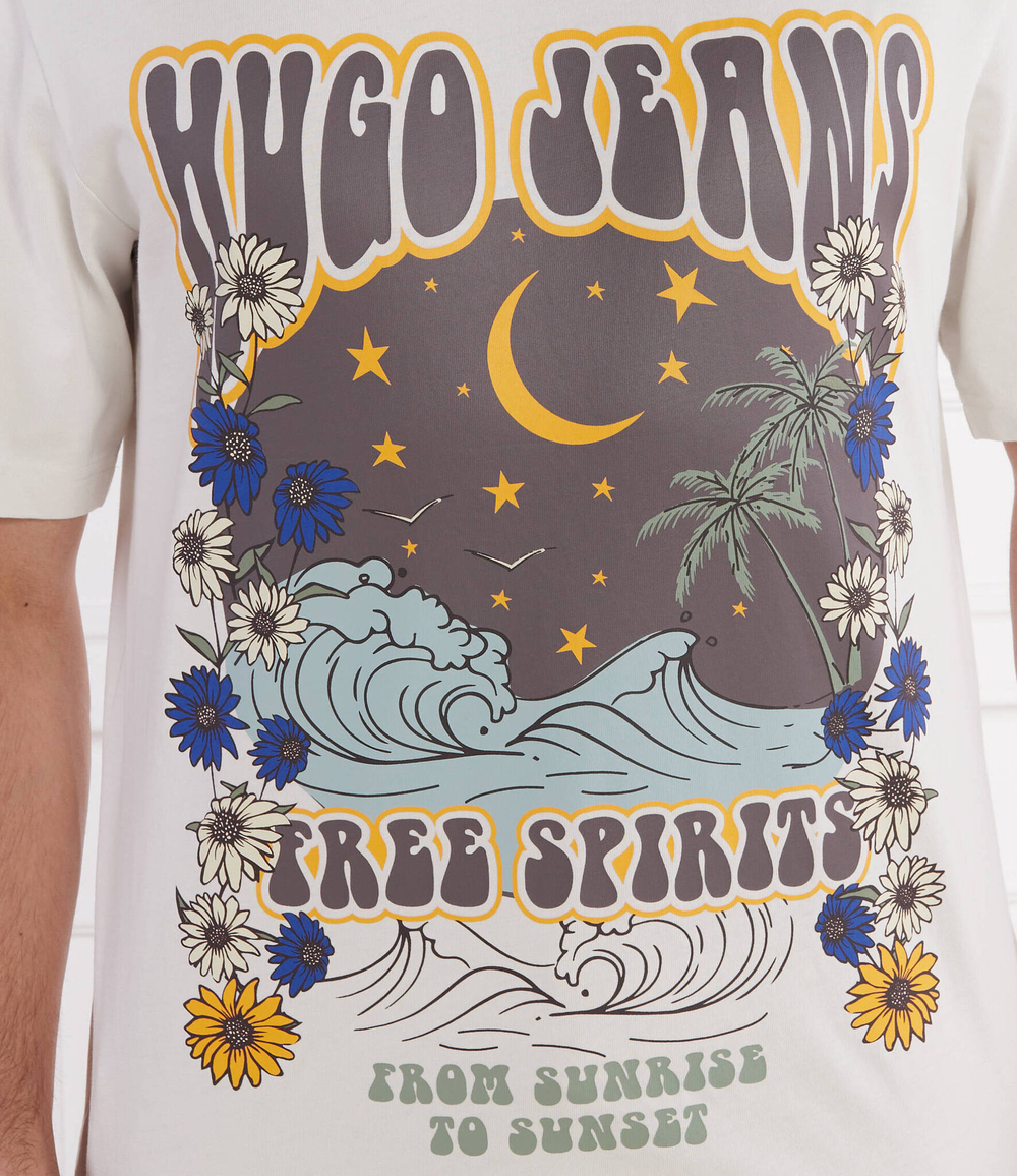 Футболка Nirito Hugo Blue - экрю(50513199)