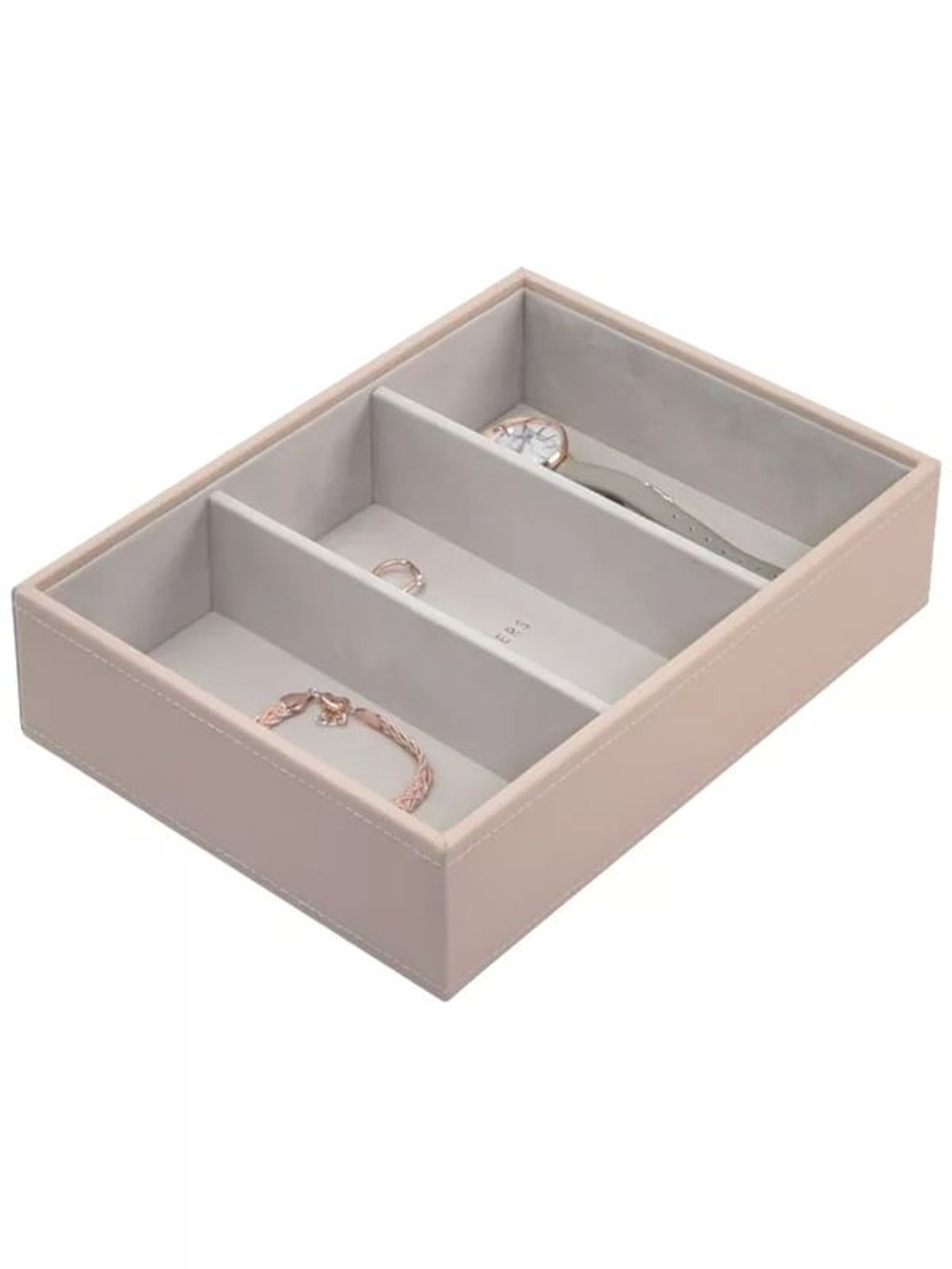 Органайзер для украшений Stackers Classic Watch and Accessories Layer (Pebble Grey) (светло-розовый / Blush Pink)