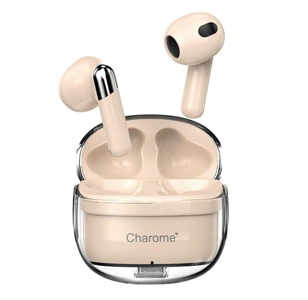 Беспроводные наушники TWS Charome A22 ENC (розовый) акция