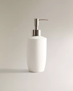 ZARA HOME ДОЗАТОР МЫЛА ИЗ КЕРАМИКИ, БЕЛЫЙ
