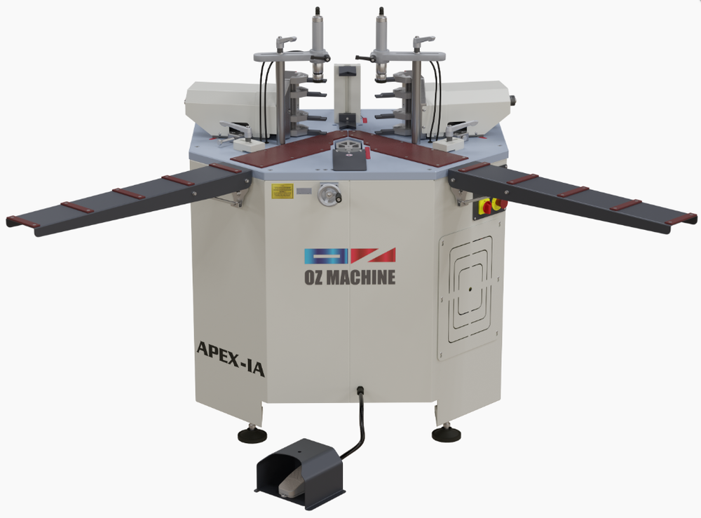 OZ Machine APEX-IA NEW (Ozcelik) Углообжимной станок для соединения углов алюминиевых профилей - Турция.