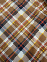 Ткань плательная в клетку (Италия) шерсть/вискоза/поламид ш-145см цена за 1 м