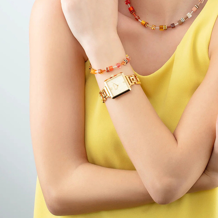 Браслет Coeur de Lion Orange-Brown 2838/30-0211