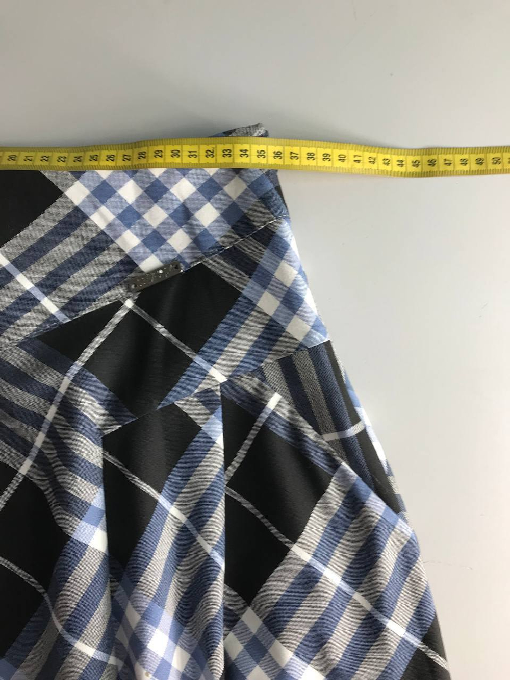 Юбка Bravo в практичную клетку, визуально 44 размер, новая