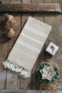 Полотенце для сауны 100х184 Arya home Natura бежевое