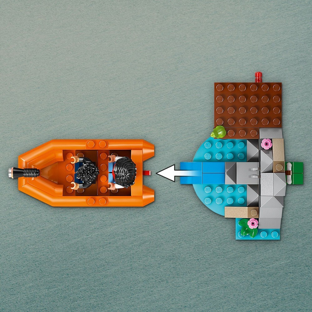 LEGO Jurassic World - Побег по реке от тираннозавра 76975