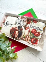 Имбирные пряники на 8 марта вкусный подарок