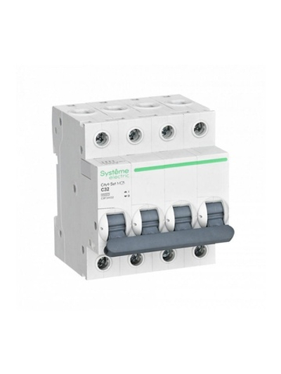 Выключатель автоматический модульный 4п C 32А 4.5кА City9 Set 400В SE C9F34432