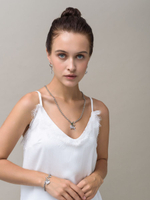 Колье "White Soul" Silver