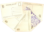 Открытое письмо Открытка 5 шт. Изогиз 1954 г. ВСХВ Москва Черно белые XF