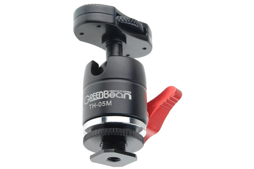 Штативная голова GreenBean TH-05M с адаптером на горячий башмак