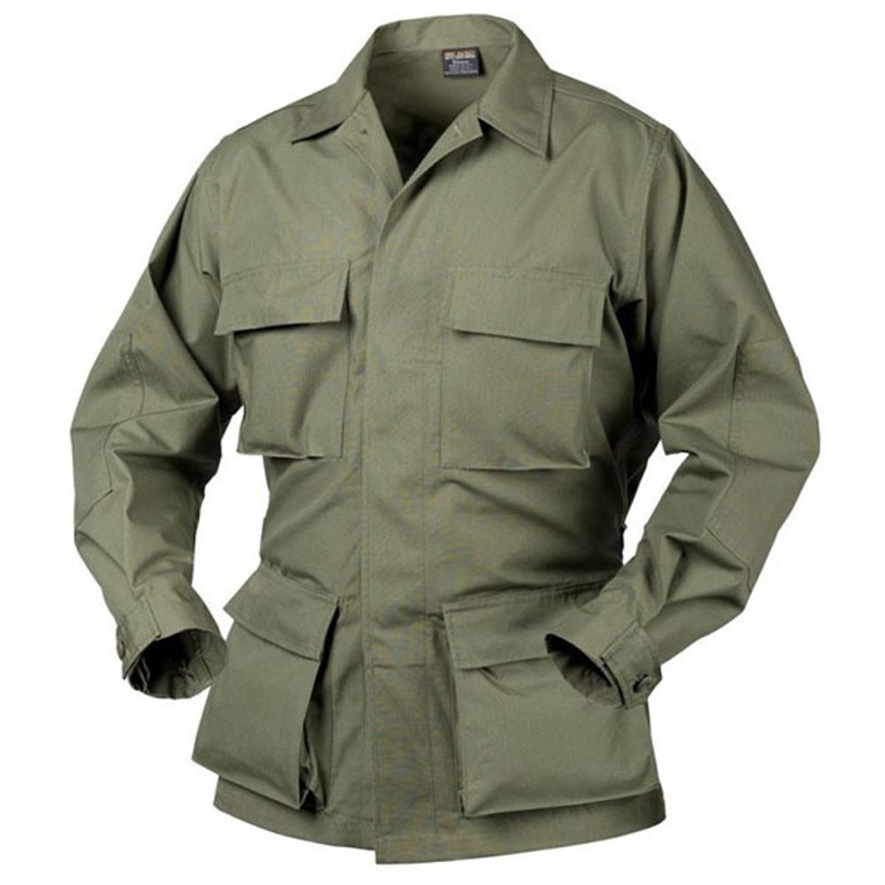 Рубашка полевая Helikon BDU PolyCotton RipStop, olive green