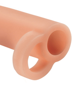 Телесная насадка Real Feel Enhancer XL - 17 см. (Цвет: телесный)