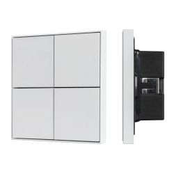 INTELLIGENT ARLIGHT Кнопочная панель KNX-304-23-IN White (BUS, Frame) (IARL, IP20 Металл, 2 года) 038401