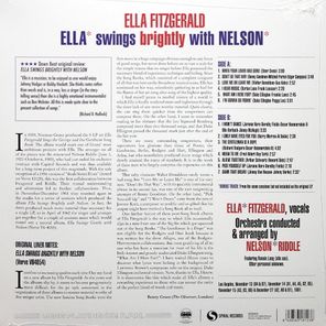 Ella Fitzgerald / Ella Swings Brightly With Nelson (LP)