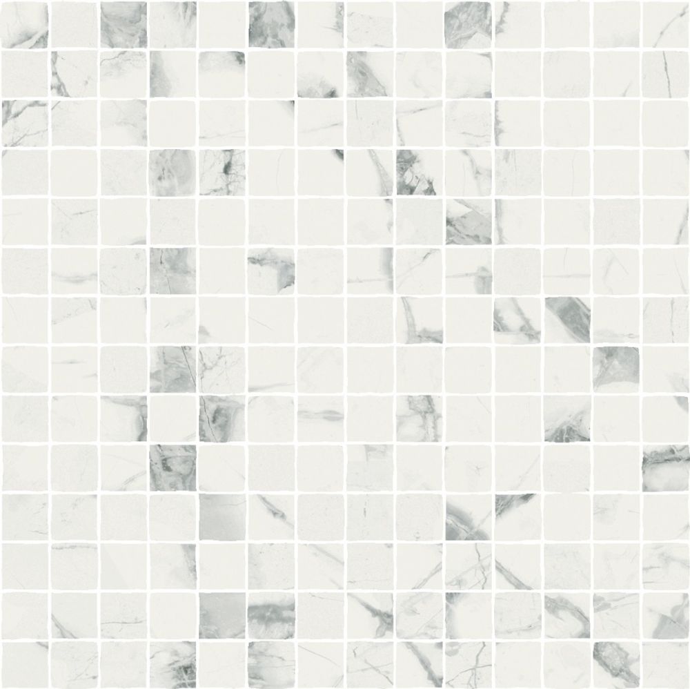 Мозаика Charme Deluxe Invisible White Mosaico Split Cer 30x30