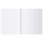 Тетрадь 48л., А5, клетка BG "Расплавленный", выборочный лак, конгрев, тиснение фольгой, с форзацем, 70г/м2