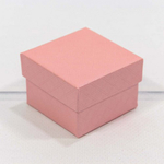 Коробка Ювелирная 5.5х5.5х3.5 см "Ромбики" (Розовый)