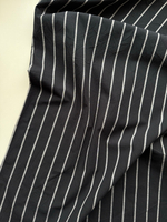 Вареный хлопок 250см. Вертикаль Черная