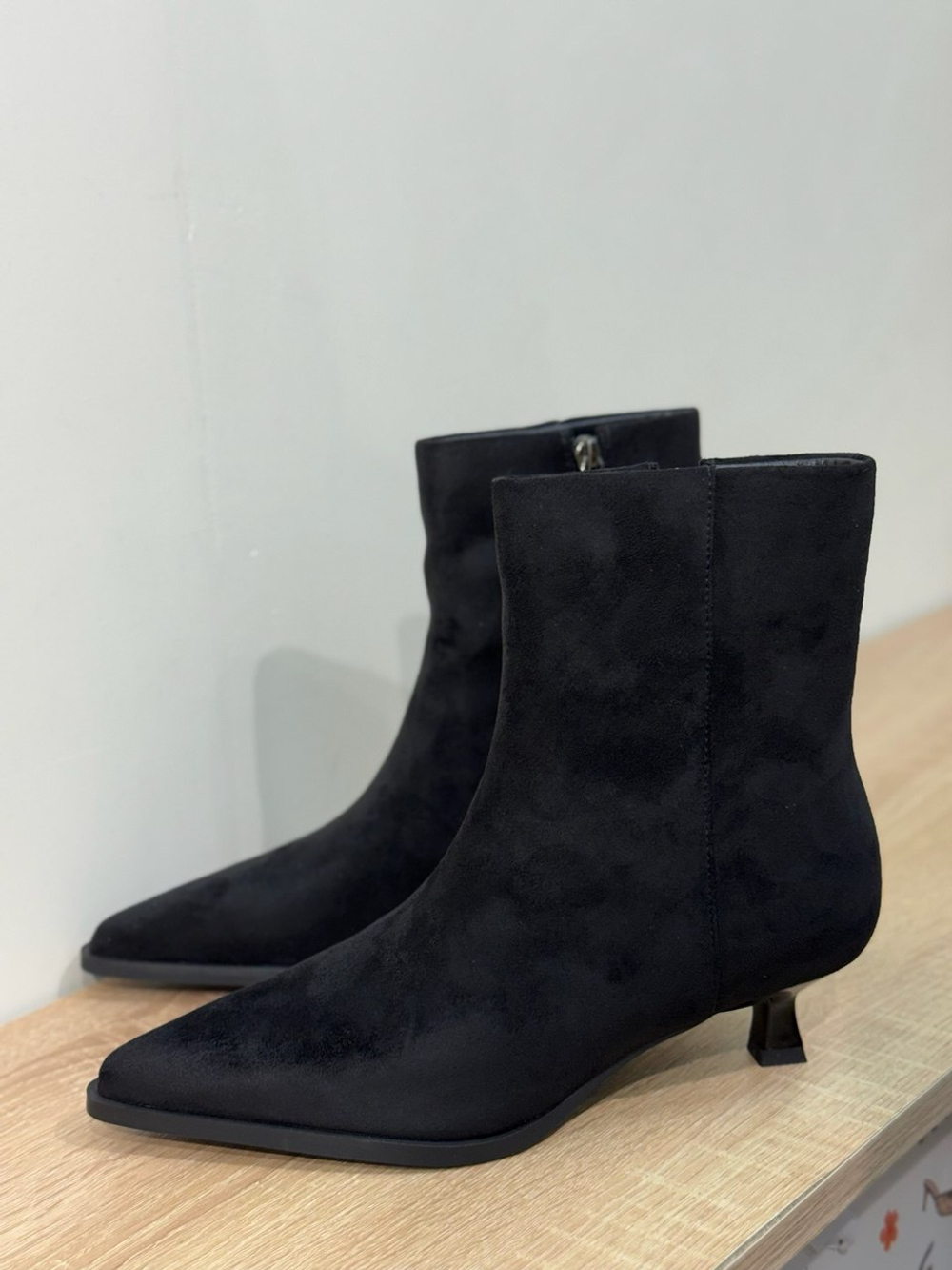 Ботильоны из эко замши