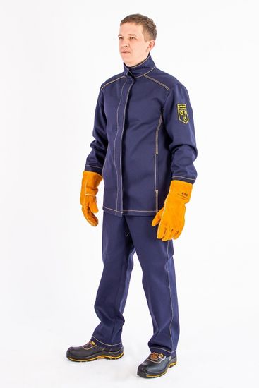 Костюм сварщика "Волат" 2 класс брюки (Синий)