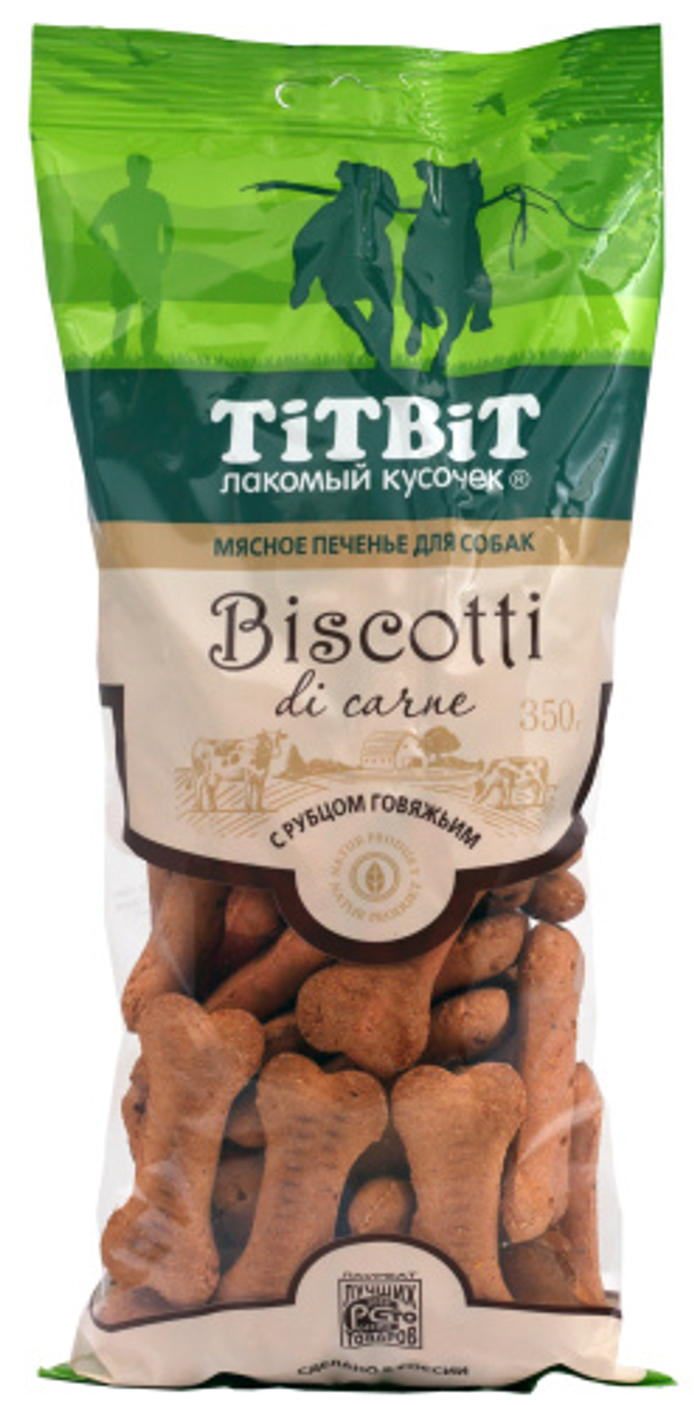 TITBIT Печенье для собак с говяжим рубцом 0,350 кг