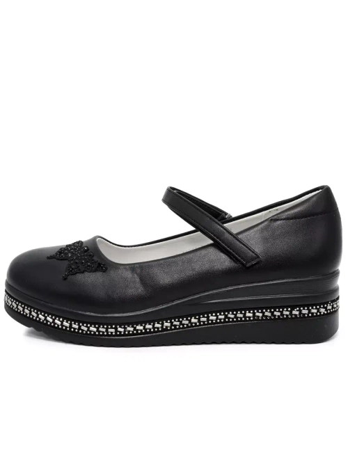 Туфли школьные черные