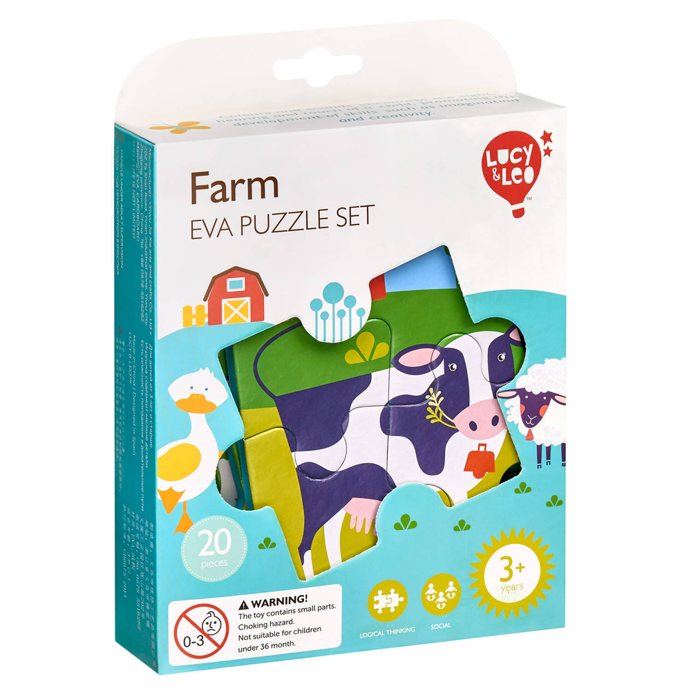 Пазл "Ферма" LUCY&LEO Farm Eva Pazzle Set
