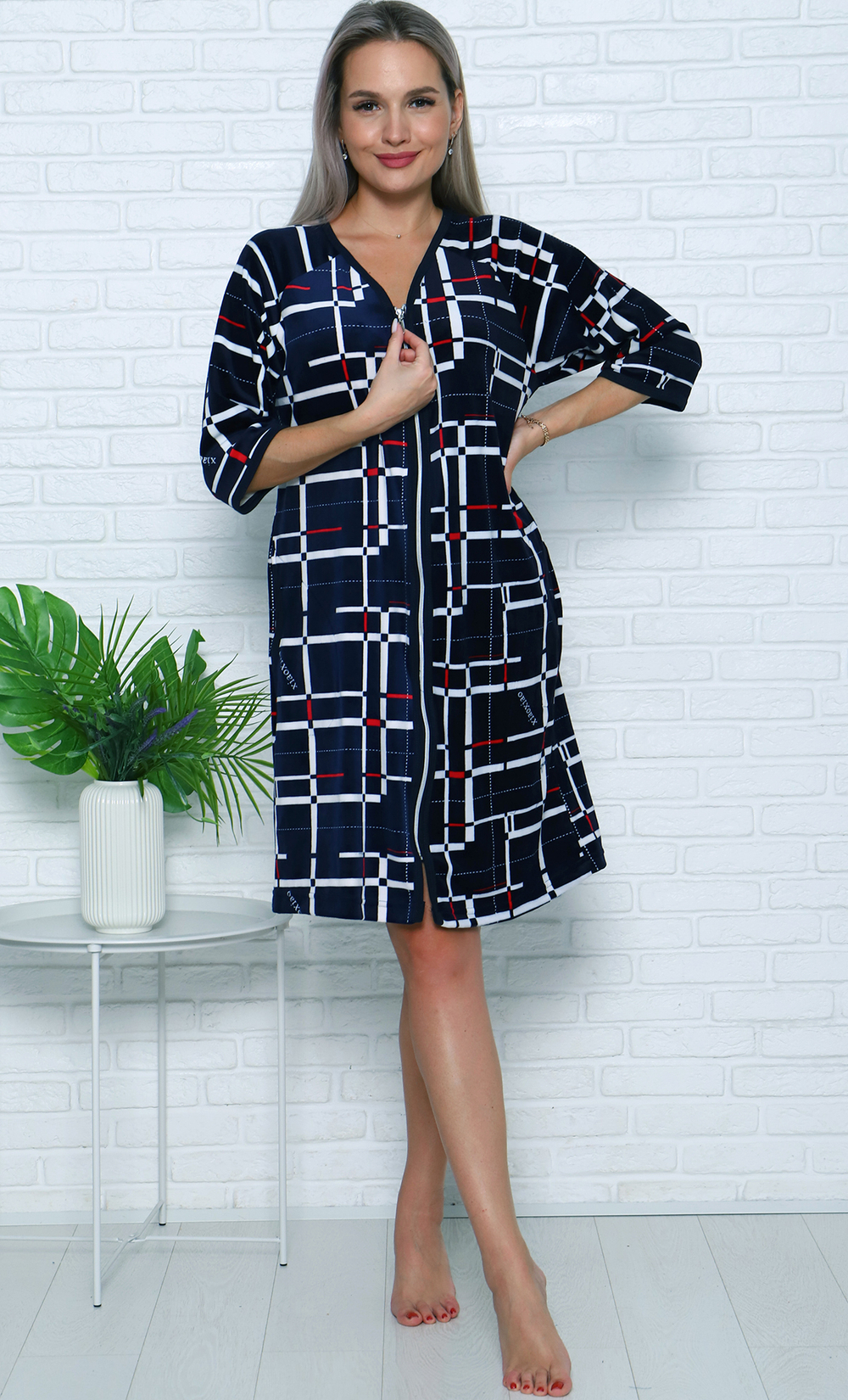 Халат велюровый Д-168К