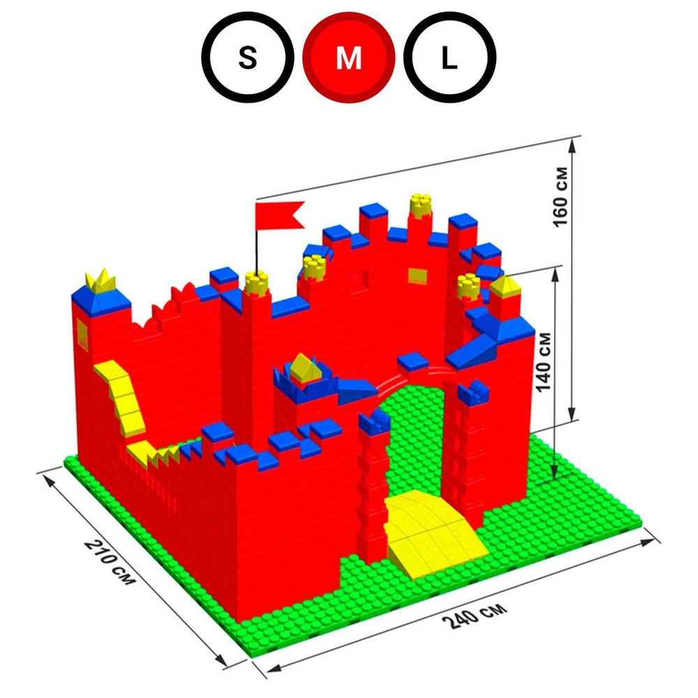 Набор 10": Замок на платформе