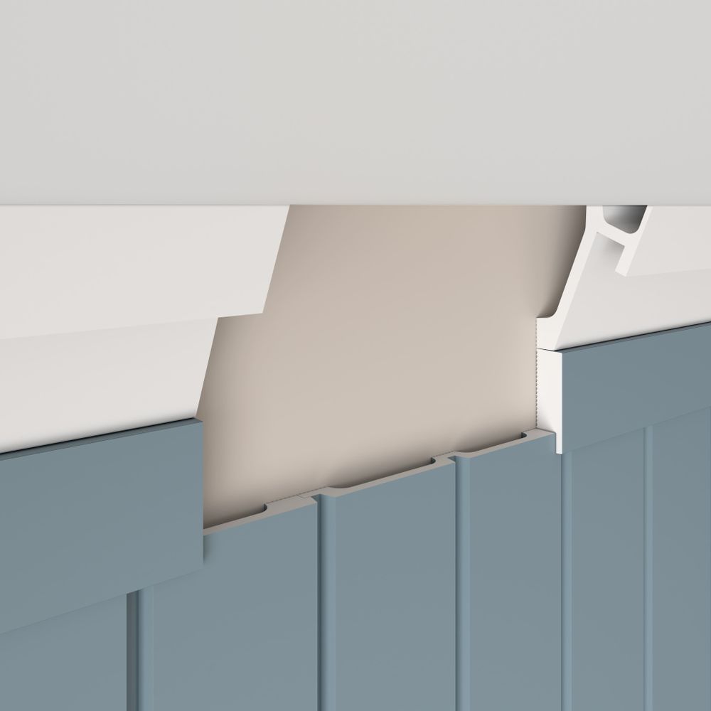 Карниз Ecopolymer, 72x65 мм