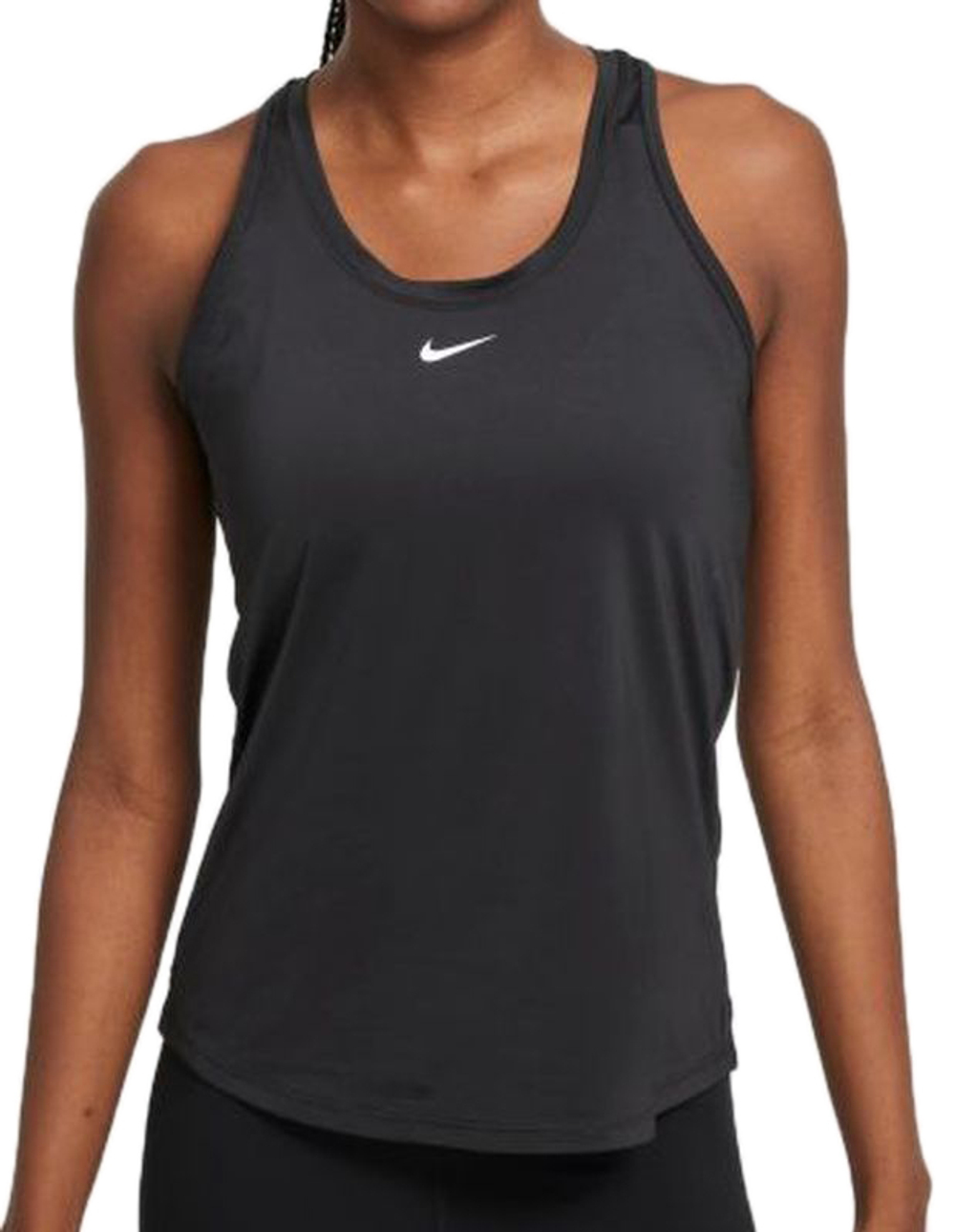 Женский топ теннисный Nike Dri-Fit One Slim Tank W - черный
