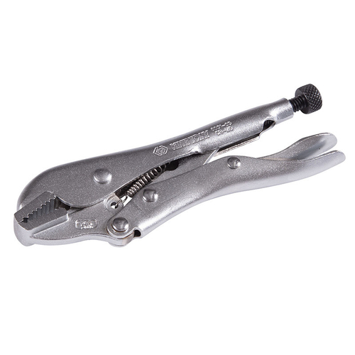 KING TONY (6031-05R) Зажим с фиксатором 140 мм, с прямыми губками