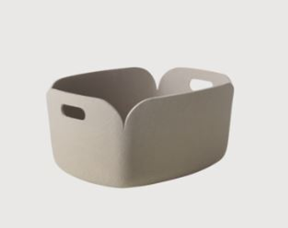 Лоток MUUTO полимерный войлок/beige 230х480х350h коллекция Restore Tray