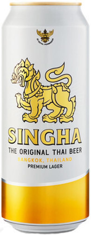 Пиво Сингха / Singha 0.49л - 12шт
