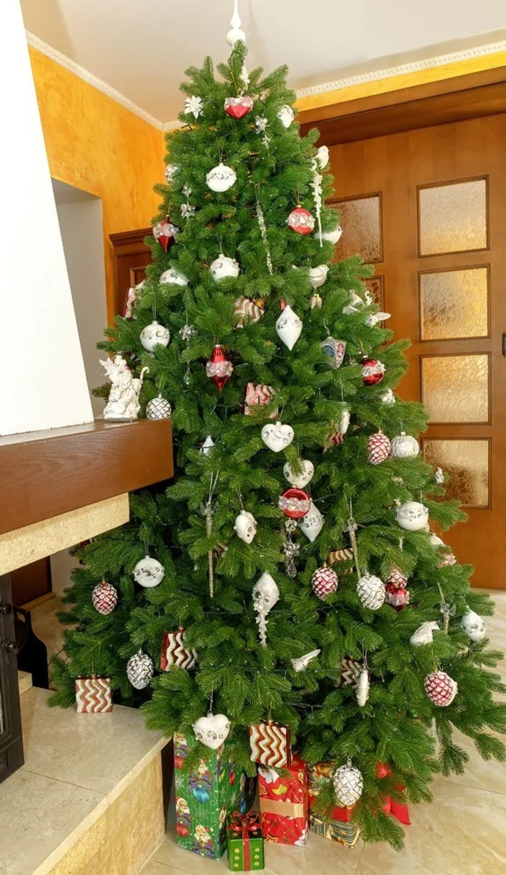 Ель новогодняя искусственная литая Царь елка Пандора 210 см