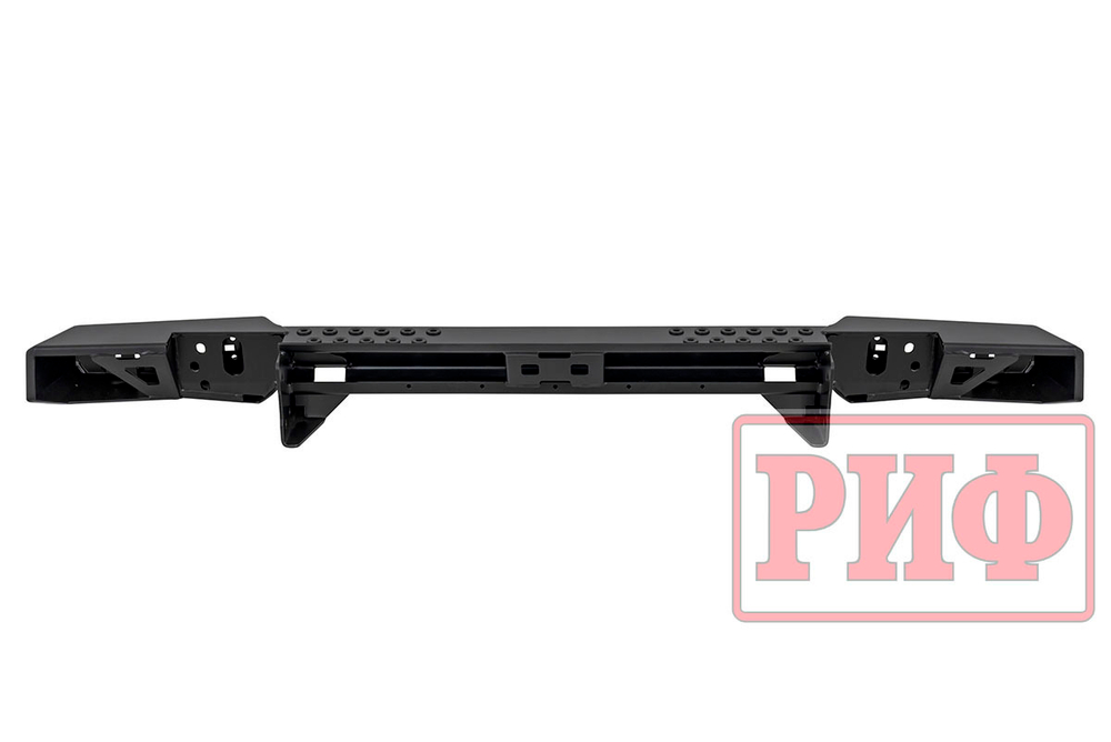 Бампер силовой задний УАЗ Хантер с фонарями, возможностью установки фаркопа, лифт 65 мм РИФ