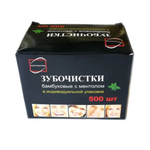 Зубочистки индивидуальные ПП Ментол 500 шт КонтинентПак