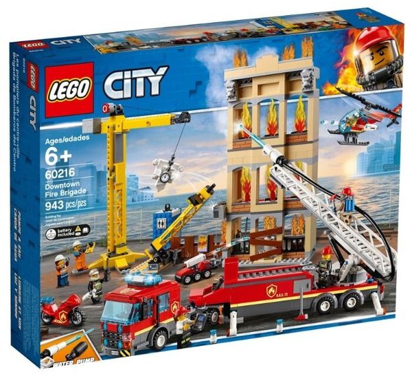 Конструктор LEGO City 60216 Центральная пожарная станция
